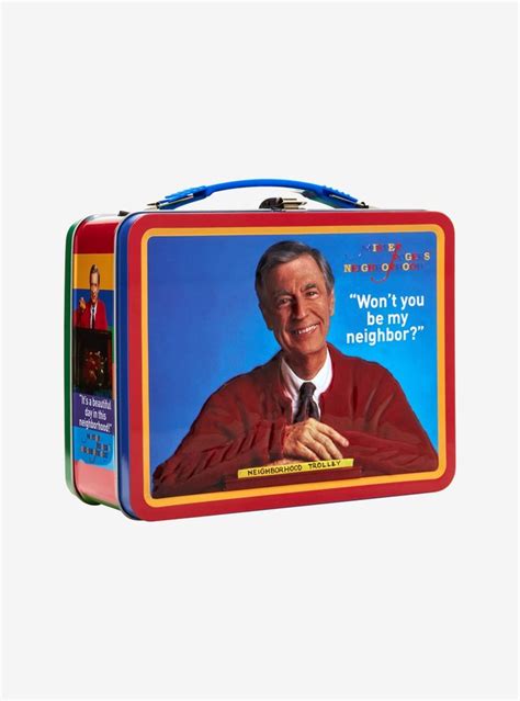 mister rogers metal lunch box|Mister Rogers Neighborhood Lunch Box .